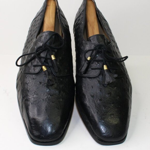 Giorgio Bruntini Ostrich Dress Shoes (13 US - Picture 4 of 10